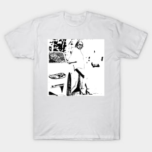 Black and White I Need a Ride T-Shirt